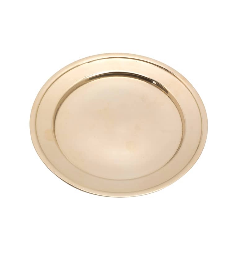Kerzenteller / Kerzenhalter Ø Innen = 7,5 cm goldoptik poliert Kerzenteller / Kerzenhalter Ø Innen = 7,5 cm goldoptik poliert