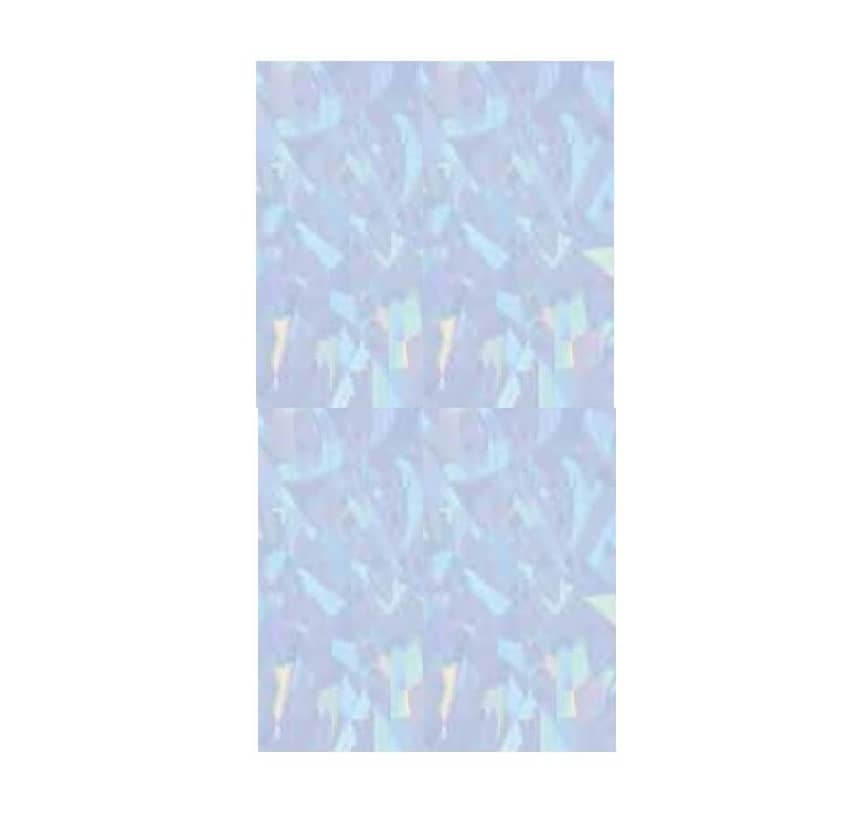 Verzierwachsplatten "2.6-949-58 holografisch" hellblau Verzierwachsplatten "2.6-949-58 holografisch" hellblau