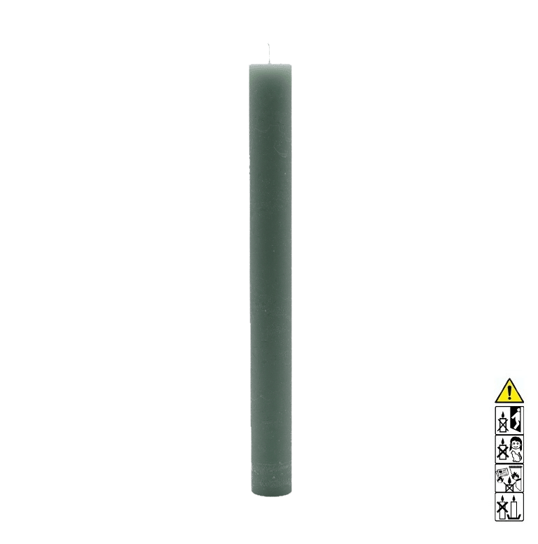 Stumpenkerze rustica 400 x 40 mm Salbei