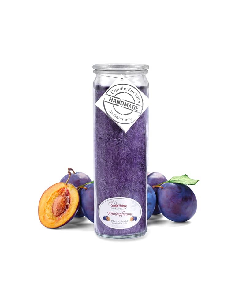 Hochwertige Duftkerze von Candle Factory Winterpflaume Big Jumbo g?nstig in Kerzen Online Shop kaufen. Duftkerzen im Glas. Geschenkidee Winterpflaume Big Jumbo.