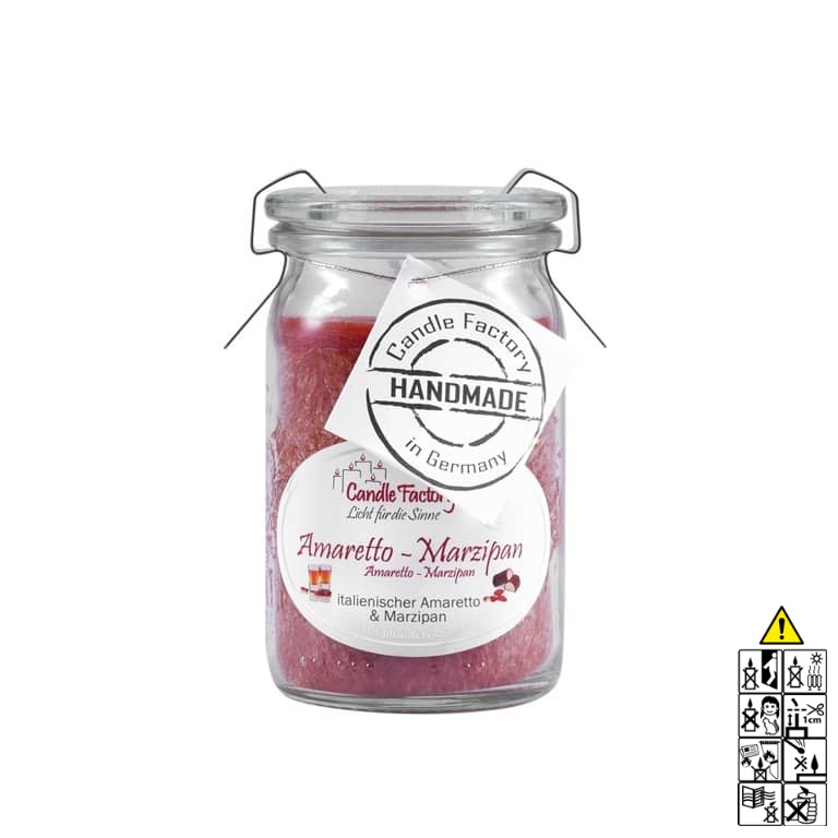 Hochwertige Amaretto Marzipan Baby Jumbo Duftkerze im Glas in der Farbe braun. Hochwertige Duftkerze von Candle Factory Amaretto Marzipan Baby Mini Jumbo Duftkerze im Glas in der Farbe braun g?nstig in Kerzen Online Shop kaufen. Duftkerzen im Glas. Geschenkidee Amaretto Marzipan Baby Mini Jumbo Duftkerze im Glas in der Farbe braun.