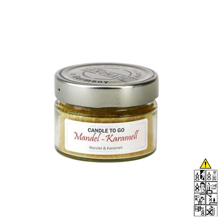 Hochwertige Duftkerze von Candle Factory Candle to Go Mandel Karamell g?nstig in Kerzen Online Shop kaufen. Duftkerzen im Glas. Geschenkidee Candle to Go Mandel Karamell