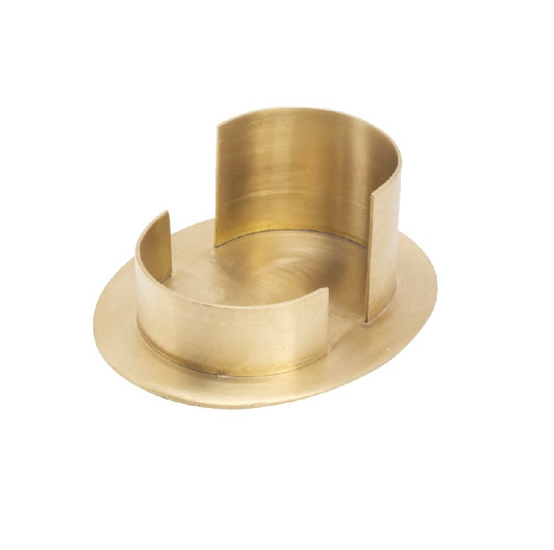 Kerzenteller / Kerzenhalter oval 7 x 5 cm gold Hochwertiger Kerzenteller / Kerzenhalter oval Innen = 7 x 5 cm goldoptik matt im Onlineshop