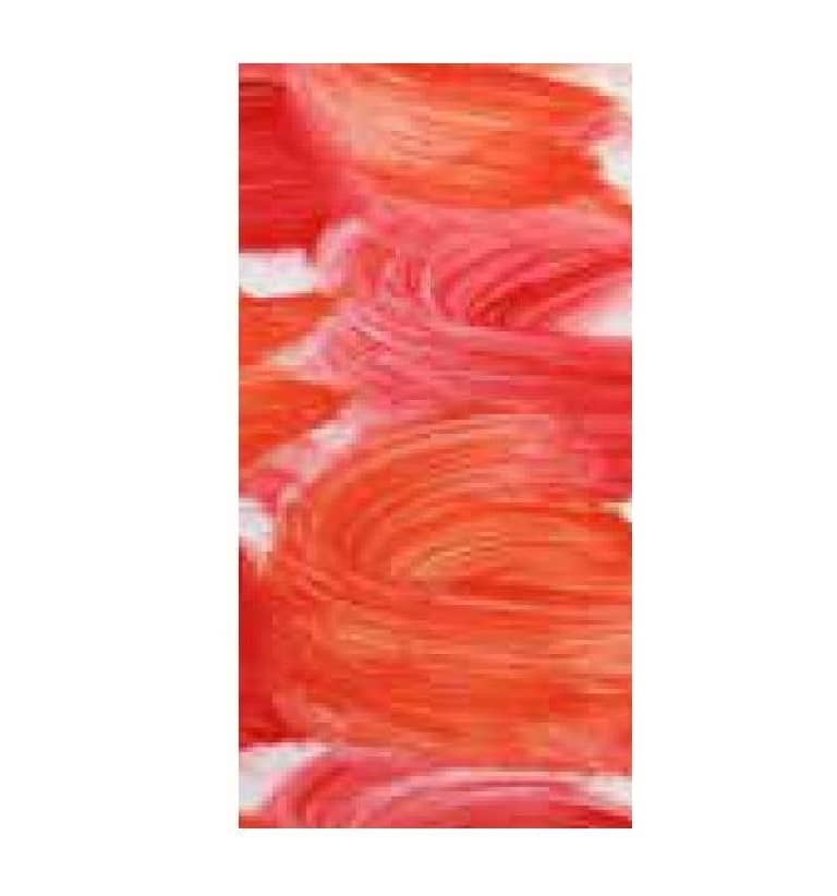 Verzierwachsplatten "2.11-2014 handbemalt" orange / rosa