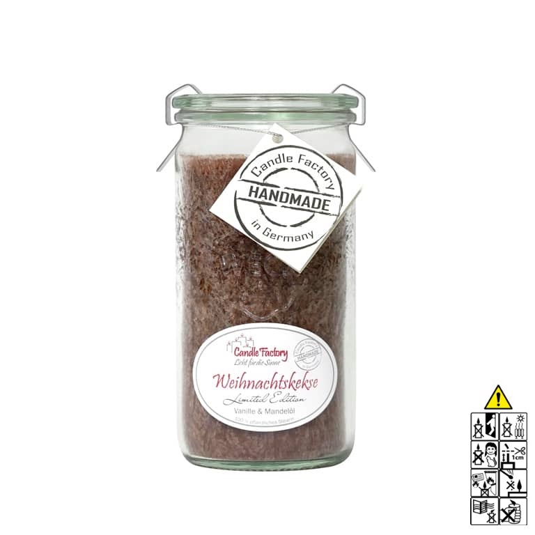 Hochwertige Duftkerze von Candle Factory Weihnachtskekse Mini Jumbo im Glas g?nstig in Kerzen Online Shop kaufen. Duftkerzen im Glas. Geschenkidee Weihnachtskekse Mini Jumbo im Glas