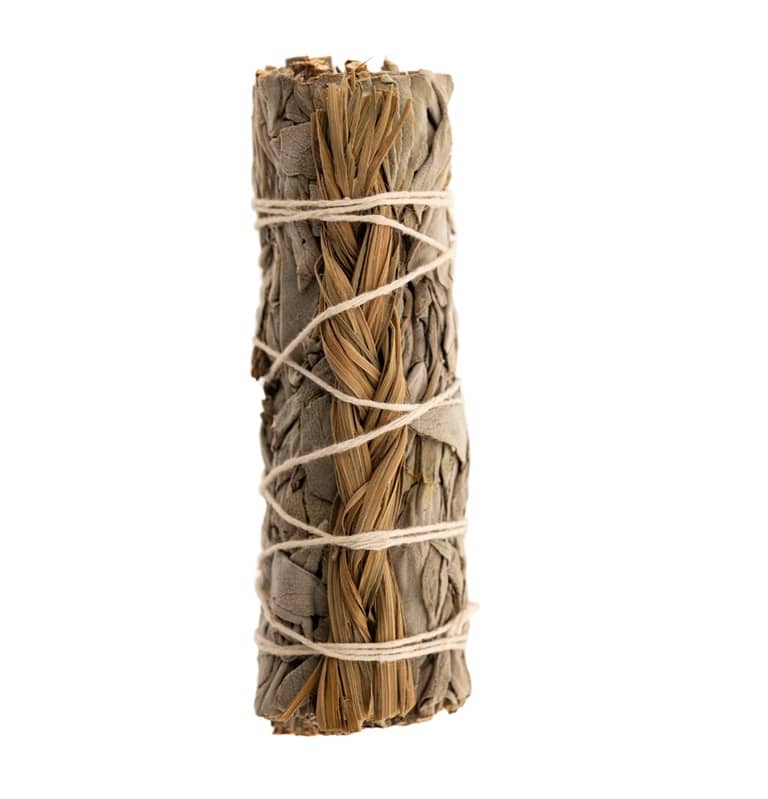 Weißer Salbei & Sweetgrass - Mini Kräuterbündel ca. 25 g Räuchern mit der Natur