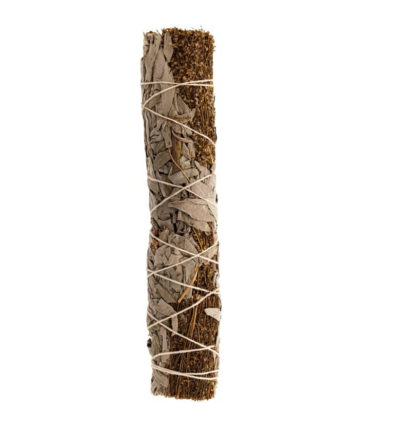 Weißer Salbei & Beifuß - Kräuterbündel ca. 60 g Räuchern mit der Natur Weißer Salbei & Beifuß - Kräuterbündel ca. 60 g Räuchern mit der Natur