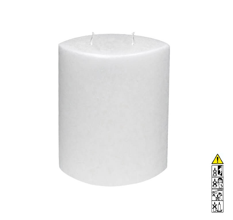 Kerzenrohling Oval Stearin weiß-kristall 80 x 140 x 240 mm 2 Dochte Kerzenrohling Oval Stearin weiß-kristall 80 x 140 x 240 mm 2 Dochte