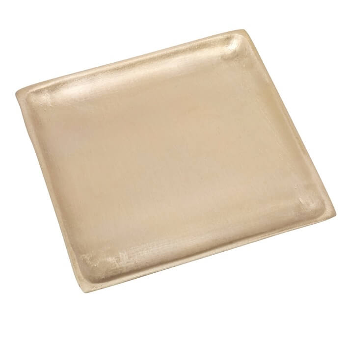 Kerzenteller / Kerzenhalter rechteckig 9 x 9 cm goldoptik matt Kerzenteller oder Kerzenhalter kaufen für rechteckig 9 x 9 cm goldoptik matt optimal.