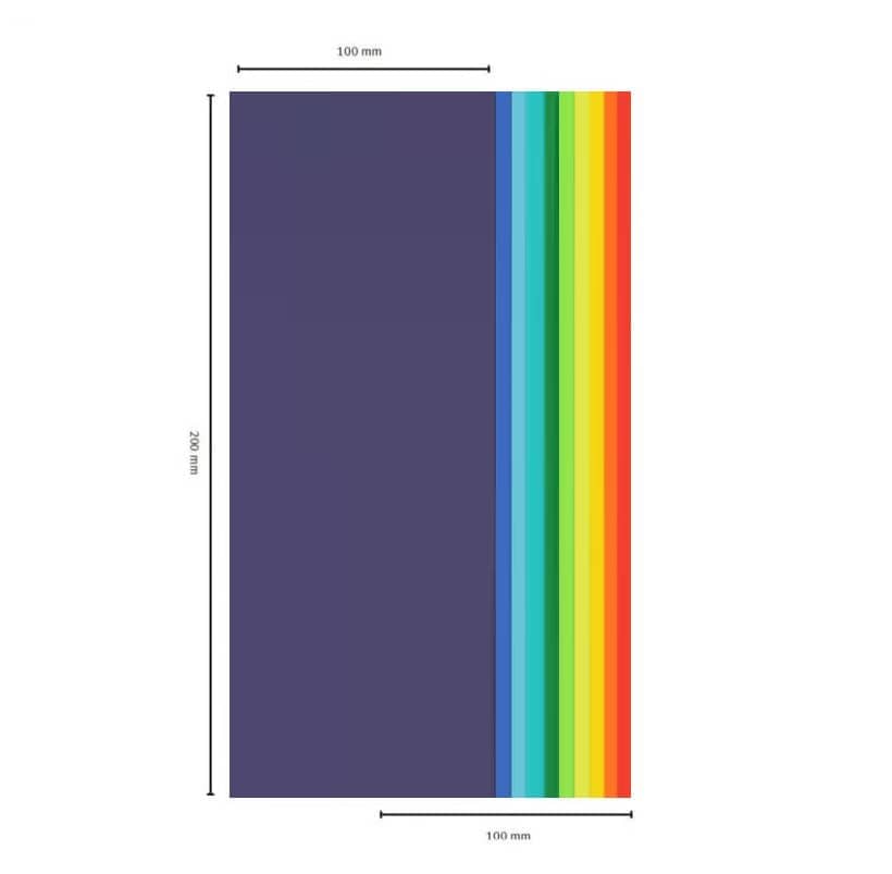 Wachsmotive, Verzierwachsplatten 10er Sortiment Regenbogen (verschiedene Farben) Basteln mit Wachsmotive, Verzierwachs und Verzierwachsplatten 10er Sortiment Regenbogen (verschiedene Farben)