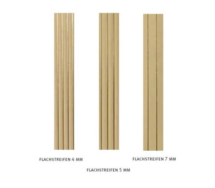 Verzierwachs Flachstreifen 4 mm gold (11 Stück L=220mm) Basteln mit Verzierwachs Flachstreifen 4 mm gold (11 Stück L=220mm)