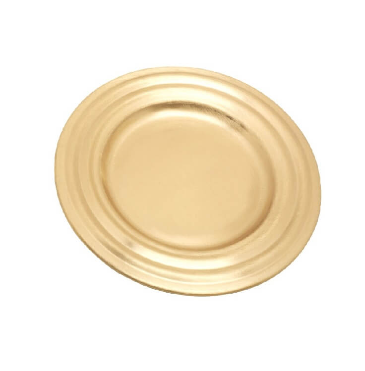 Kerzenteller / Kerzenhalter Ripp-Rand Ø Innen = 7,5 cm goldoptik matt Kerzenteller oder Kerzenhalter kaufen für Ripp-Rand Ø Innen = 7,5 cm goldoptik matt optimal.