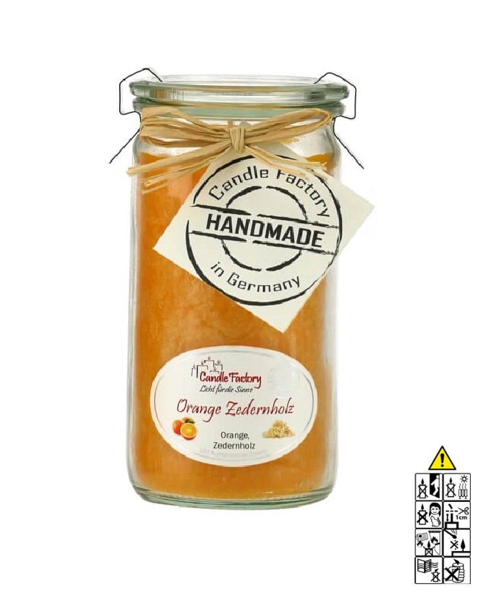 Hochwertige Duftkerze von Candle Factory Orange Zedernholz Mini Jumbo im Glas g?nstig in Kerzen Online Shop kaufen. Duftkerzen im Glas. Geschenkidee Orange Zedernholz Mini Jumbo im Glas 