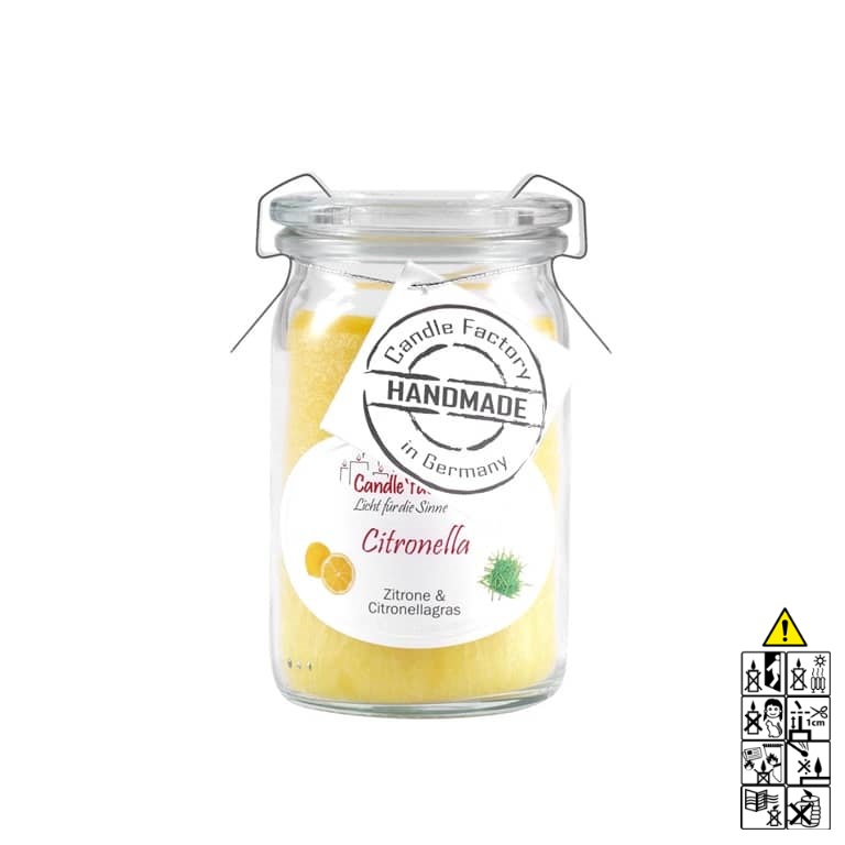 Hochwertige Citronella Baby Jumbo Duftkerze im Glas in der Farbe gelb. Hochwertige Duftkerze von Candle Factory Citronella Baby Mini Jumbo Duftkerze im Glas in der Farbe gelb g?nstig in Kerzen Online Shop kaufen. Duftkerzen im Glas. Geschenkidee Citronella Baby Mini Jumbo Duftkerze im Glas in der Farbe gelb.