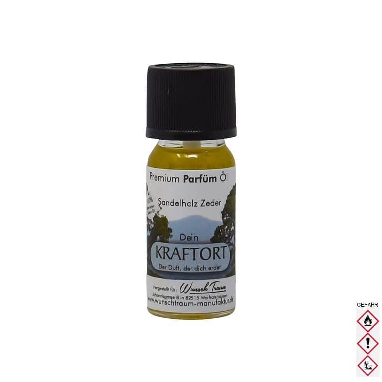 "Kraftort" Sandelholz Zedern Aroma Öl (10ml)