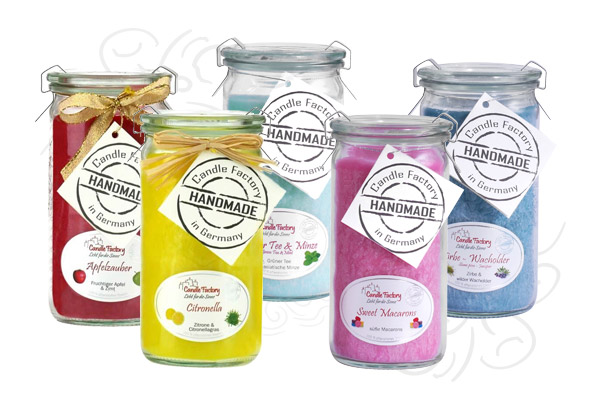Candle Factory Mini Jumbo Duftkerzen im Glas ❤️ im Shop kaufen