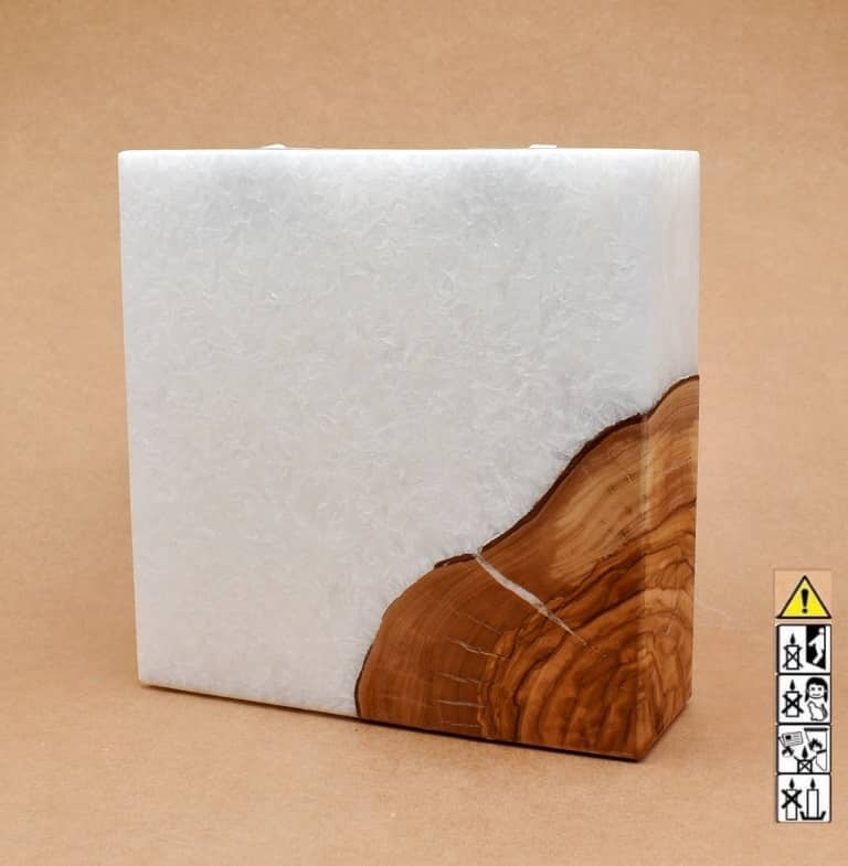 Hochzeitskerze, Kerze mit Holzeinsatz, Teelicht rund, Stearin, im Kerzen online Shop für Hochzeiten bestellen, günstig kaufen.