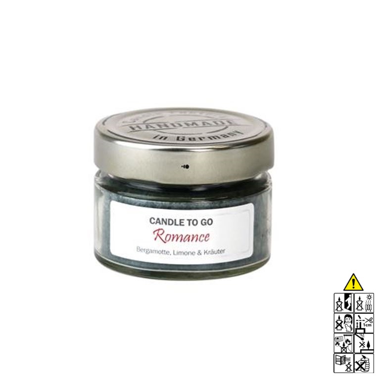 Hochwertige Duftkerze von Candle Factory Candle to Go Romance g?nstig in Kerzen Online Shop kaufen. Duftkerzen im Glas. Geschenkidee Candle to Go Romance 