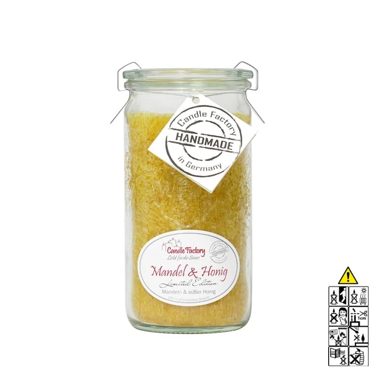Hochwertige Duftkerze von Candle Factory Mandel & Honig Mini Jumbo im Glas g?nstig in Kerzen Online Shop kaufen. Duftkerzen im Glas. Geschenkidee Mandel & Honig Mini Jumbo im Glas