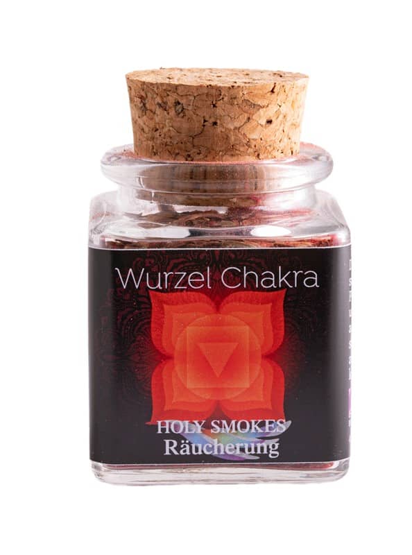 Hochwertiges Räucherwerk als Räuchermischung: Wurzel - Chakra. Räucherwerk günstig kaufen im Onlineshop.