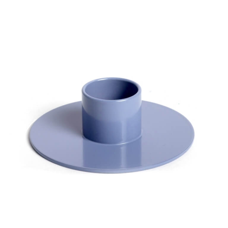 Kerzenhalter Graublau 70 mm, ø Innen = 22 mm