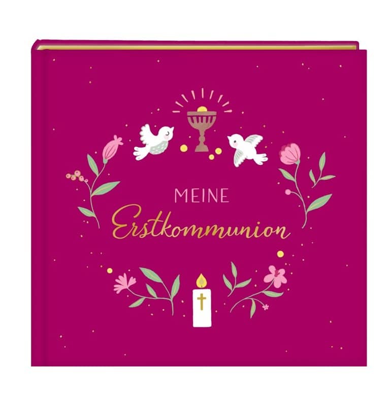 Eintragalbum - Meine Erstkommunion (Farbe = beere) Eintragalbum - Meine Erstkommunion (Farbe = beere)