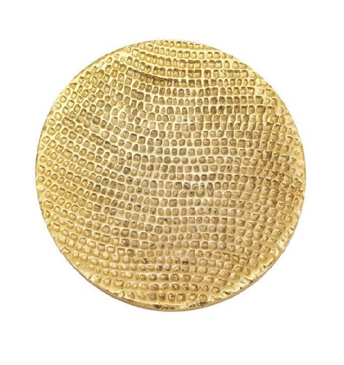 Kerzenteller / Kerzenhalter Ø =12 cm goldoptik (Alu) Kerzenteller oder Kerzenhalter kaufen für Ø =12 cm goldoptik (Alu)  optimal.