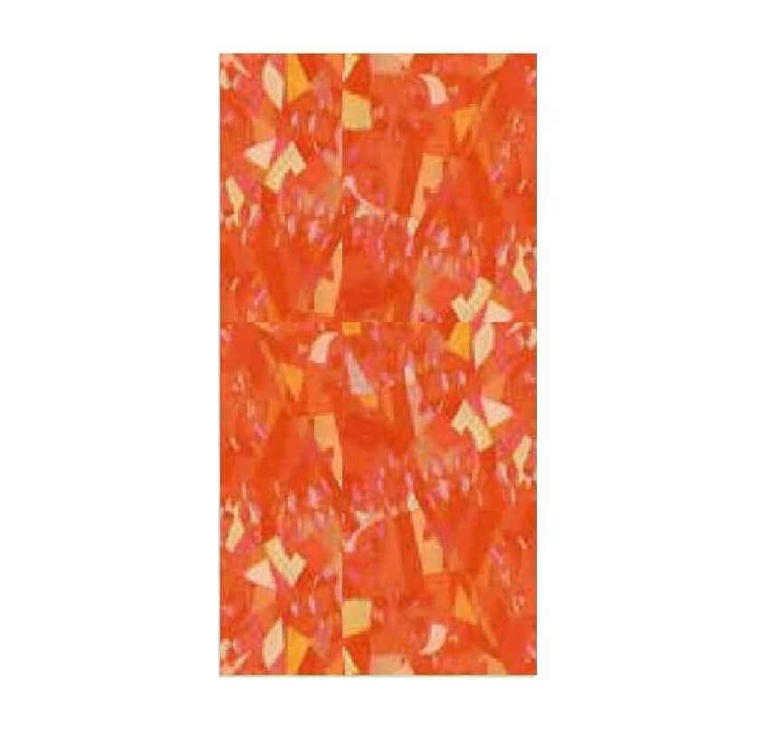 Verzierwachsplatten "2.6-949-24 holografisch" orange Verzierwachsplatten "2.6-949-24 holografisch" orange