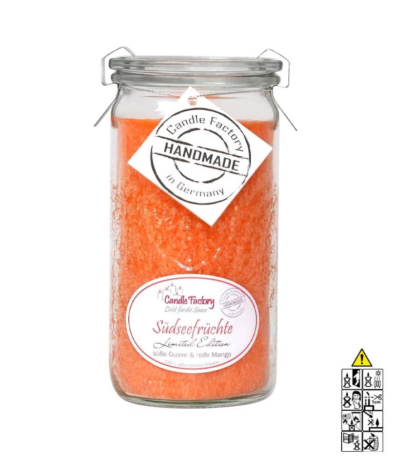 Südseefrüchte - Mini Jumbo Duftkerze im Glas von Candle Factory Südseefrüchte - Mini Jumbo Duftkerze im Glas von Candle Factory