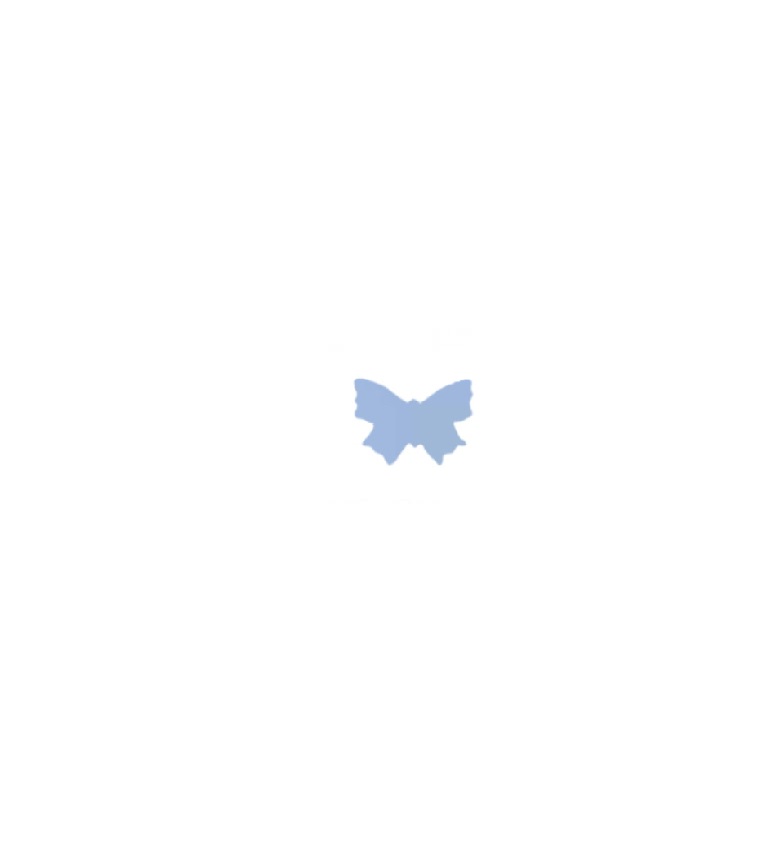 Verzierornament Schmetterling klein ca. 13 x 8 mm Farbe: hellblau Verzierornament Schmetterling klein ca. 13 x 8 mm Farbe: hellblau