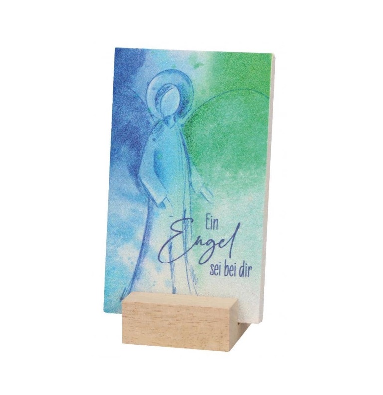 Natursteintafel - Ein Engel sei bei dir 10 x 6 cm Natursteintafel - Ein Engel sei bei dir 10 x 6 cm