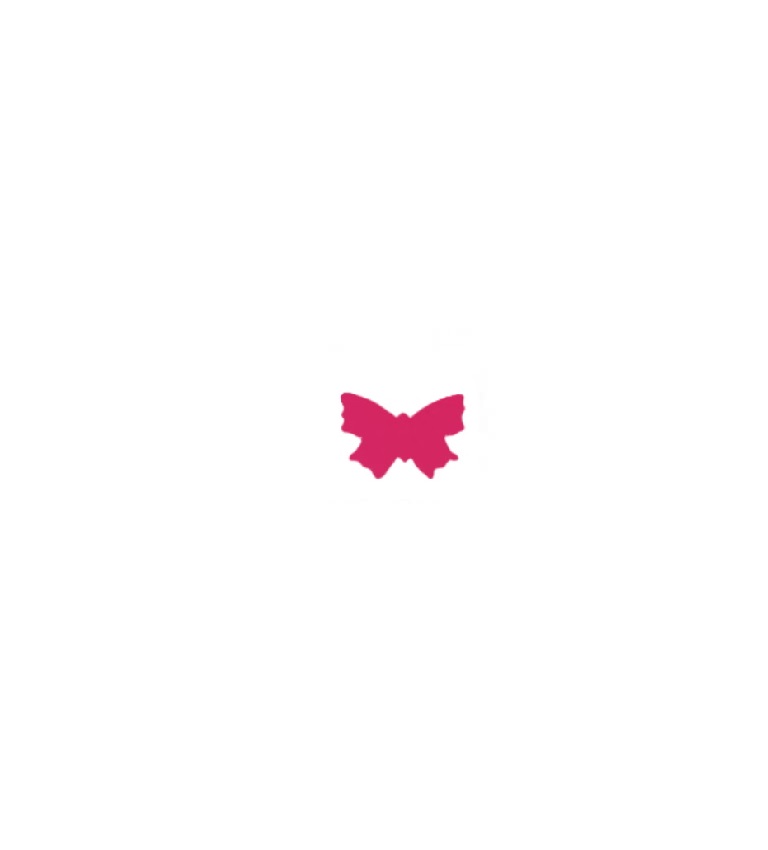 Verzierornament Schmetterling klein ca. 13 x 8 mm Farbe: fuchsia Verzierornament Schmetterling klein ca. 13 x 8 mm Farbe: fuchsia