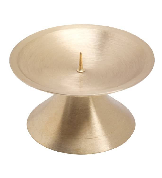 Kerzenständer Ø = 9 cm goldoptik matt Für ihre Kerze ist ein Kerzenständer Ø = 9 cm goldoptik matt optimal.