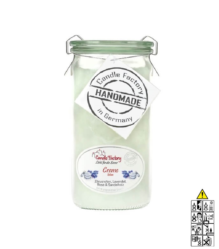 Hochwertige Duftkerze von Candle Factory Creme Mini Jumbo im Glas g?nstig in Kerzen Online Shop kaufen. Duftkerzen im Glas. Geschenkidee Creme Mini Jumbo im Glas