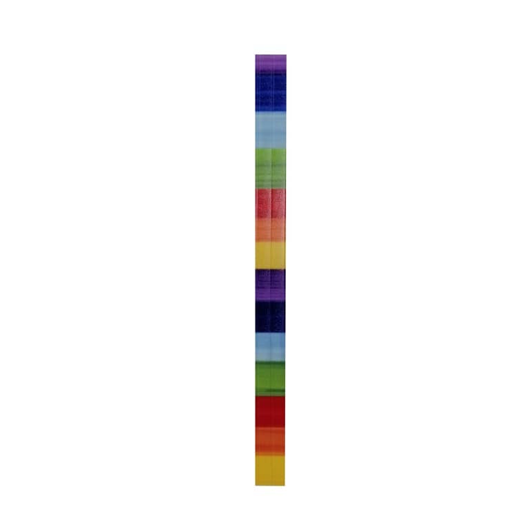 Regenbogen Flachstreifen  7 x 220mm (2 Stück)