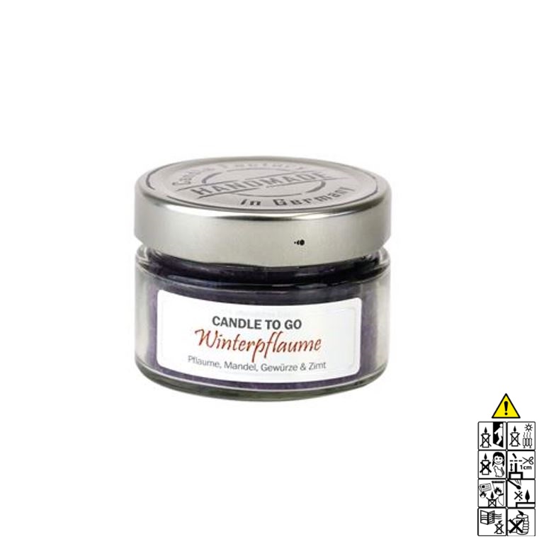 Hochwertige Duftkerze von Candle Factory Candle to Go Winterpflaume g?nstig in Kerzen Online Shop kaufen. Duftkerzen im Glas. Geschenkidee Candle to Go Winterpflaume