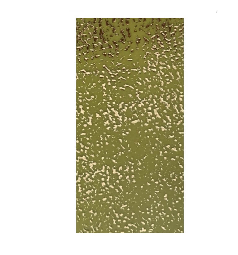 Verzierwachsplatten "2.9-35-60-01 geprägt" gold auf kiwi