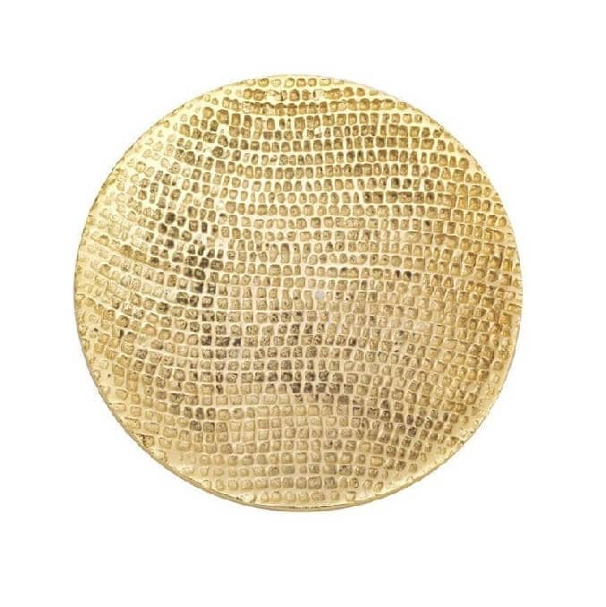 Kerzenteller / Kerzenhalter Ø =14 cm goldoptik (Alu) Kerzenteller oder Kerzenhalter kaufen für Ø =14 cm goldoptik (Alu)  optimal.