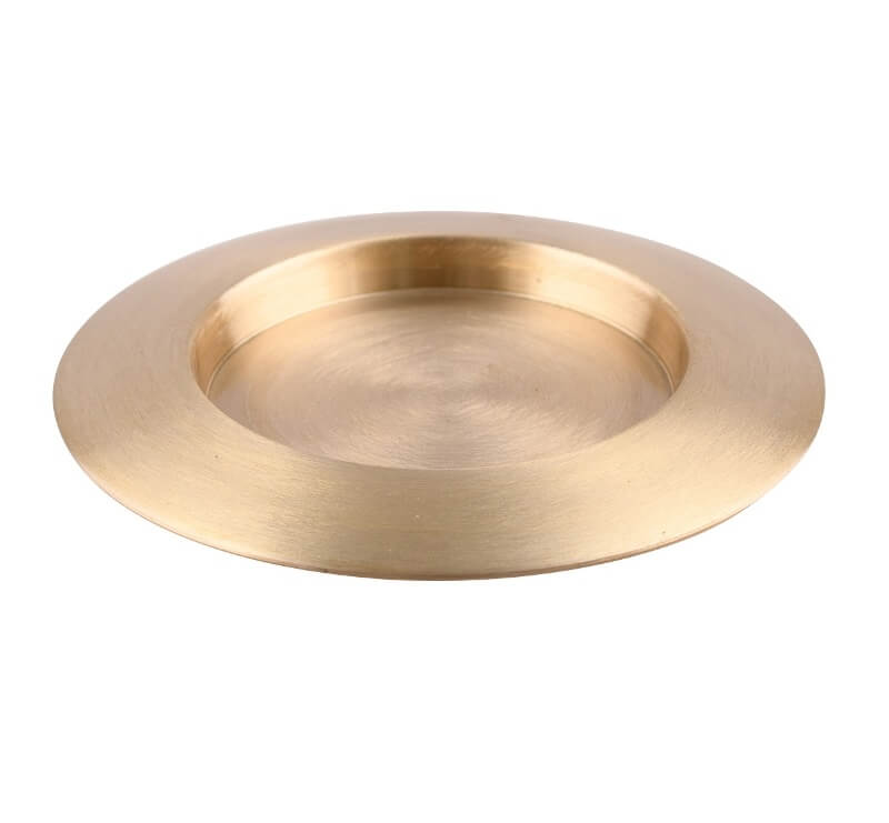Kerzenteller / Kerzenhalter Ø Innen = 8 cm goldoptik matt Kerzenteller oder Kerzenhalter kaufen für Ø Innen = 8 cm goldoptik matt optimal.