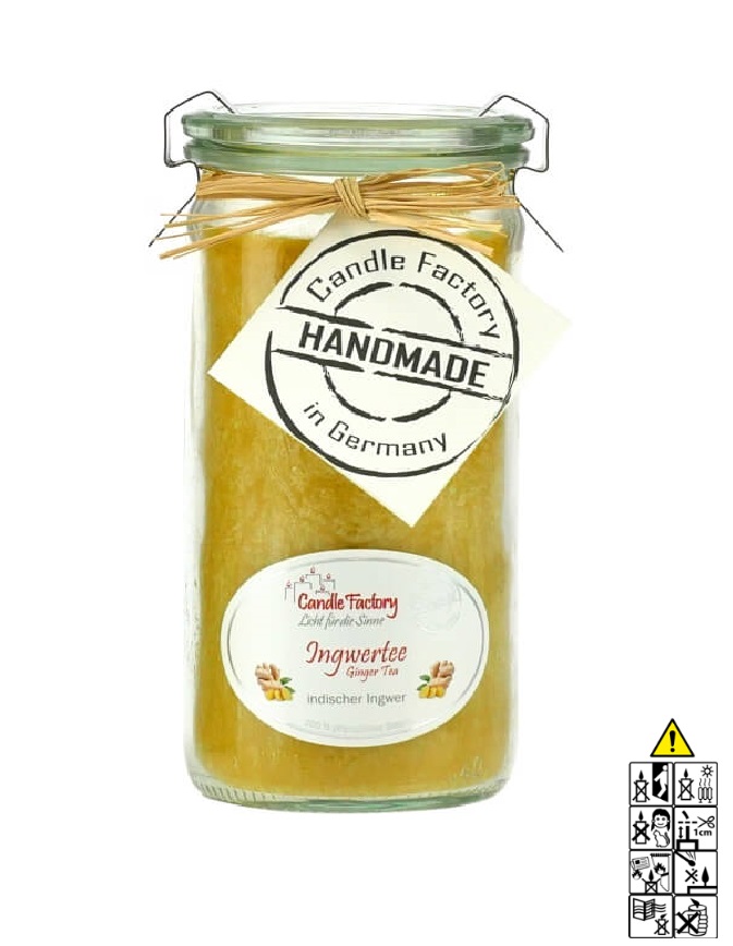 Hochwertige Duftkerze von Candle Factory Ingwertee Mini Jumbo im Glas g?nstig in Kerzen Online Shop kaufen. Duftkerzen im Glas. Geschenkidee Ingwertee Mini Jumbo im Glas 