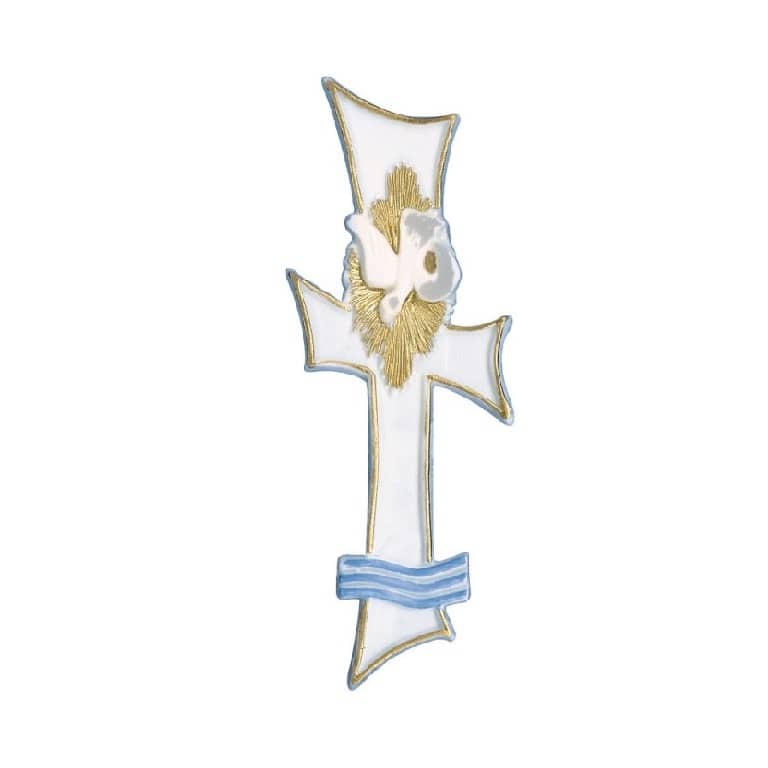 Verzierornament Verzierwachs Kreuz für Taufkerze 170 x 60 mm Verzierornament Verzierwachs online bestellen Kreuz für Taufkerze 170 x 60 mm
