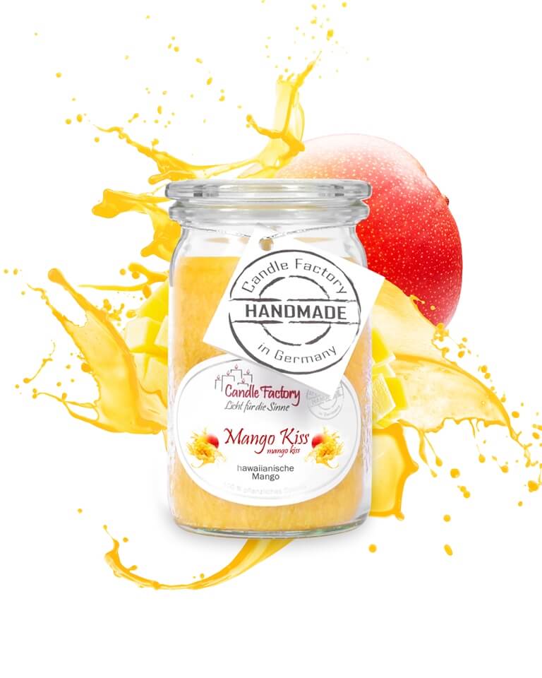 Hochwertige Duftkerze von Candle Factory Mango Kiss Baby Mini Jumbo Duftkerze im Glas in der Farbe orange g?nstig in Kerzen Online Shop kaufen. Duftkerzen im Glas. Geschenkidee Mango Kiss Baby Mini Jumbo Duftkerze im Glas in der Farbe orange.