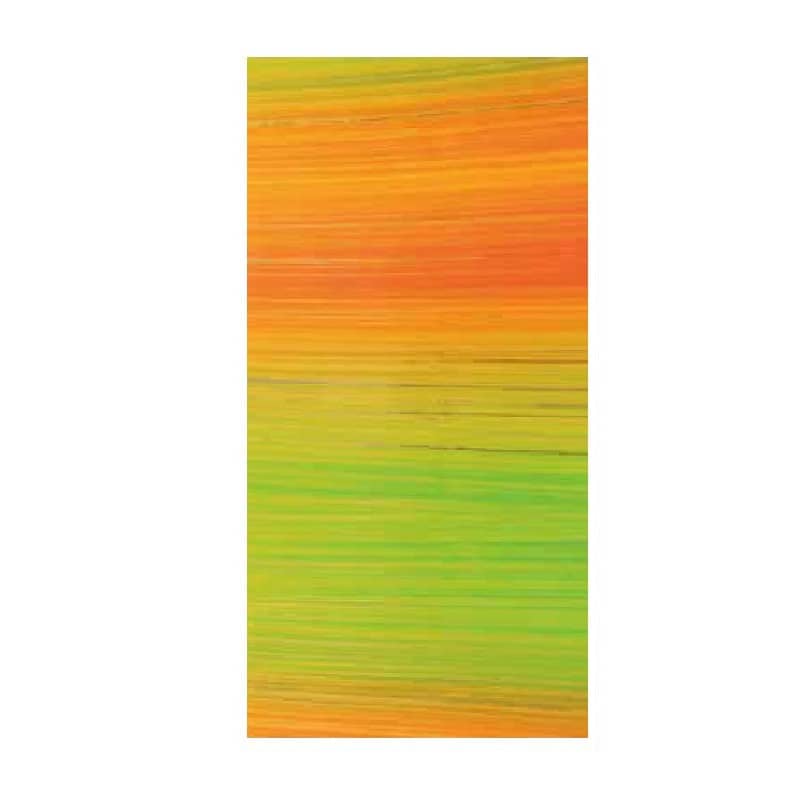 Verzierwachsplatten "2.12-1001 handbemalt" grün-orange auf gold Verzierwachsplatten "2.12-1001 handbemalt" grün-orange auf gold