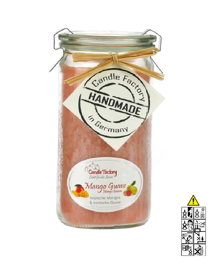 Hochwertige Duftkerze von Candle Factory Mango Guave Mini Jumbo im Glas g?nstig in Kerzen Online Shop kaufen. Duftkerzen im Glas. Geschenkidee Mango Guave Mini Jumbo im Glas