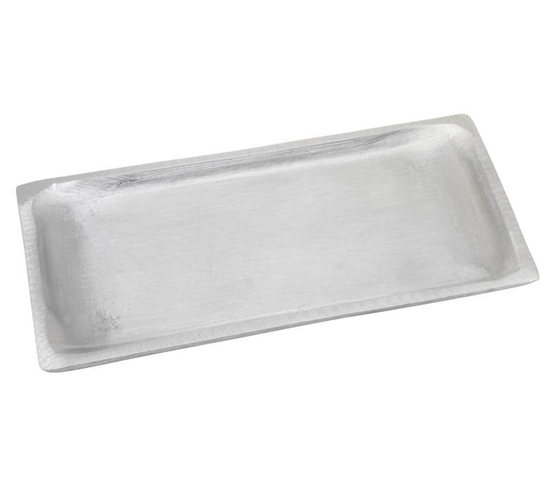 Kerzenteller / Kerzenhalter rechteckig Innen = 17 x 9 cm silberoptik matt Kerzenteller oder Kerzenhalter kaufen für rechteckig Innen = 17 x 9 cm silberoptik matt optimal.