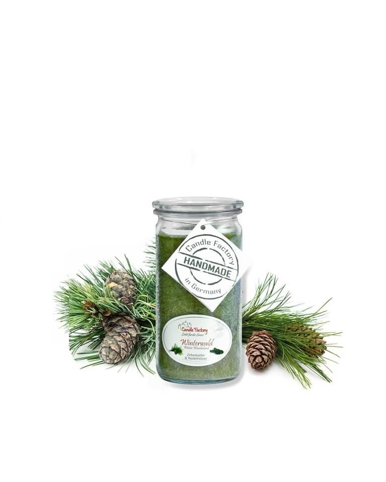 Hochwertige Duftkerze von Candle Factory Winterwald Mini Jumbo im Glas g?nstig in Kerzen Online Shop kaufen. Duftkerzen im Glas. Geschenkidee Winterwald Mini Jumbo im Glas
