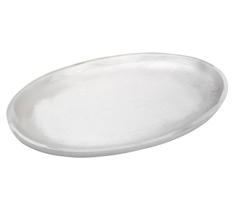 Kerzenteller / Kerzenhalter oval 20 x 11 cm silberoptik matt Kerzenteller oder Kerzenhalter kaufen für oval 20 x 11 cm silberoptik matt optimal.