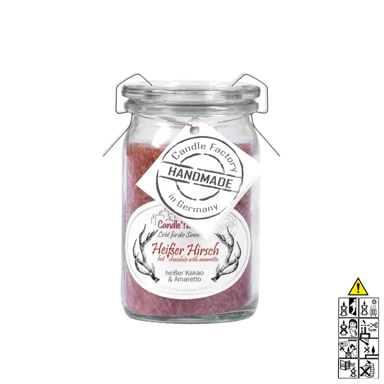 Hochwertige Duftkerze von Candle Factory Baby Jumbo heißer Hirsch günstig in Kerzen Online Shop kaufen. Duftkerzen im Glas. Geschenkidee Baby Jumbo heißer Hirsch