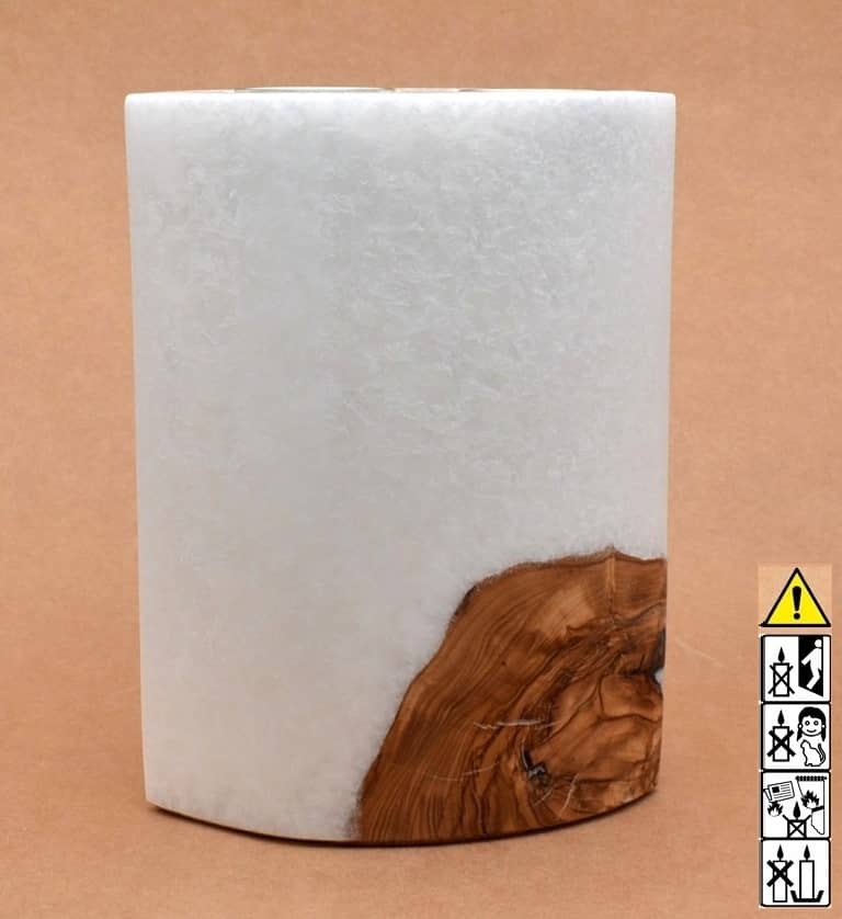 Ovale Kerze mit Holz, Unikat Holzkerze, Individuelle runde Hochzeitskerze mit Holz aus Stearin. Kerze mit Holzelement, Individuelle, persönliche Hochzeitskerze Holzkerze, Rund Stearinoptik, Hochzeitskerze mit Teelicht im Kerzen online Shop für Hochzeiten bestellen, günstig kaufen.