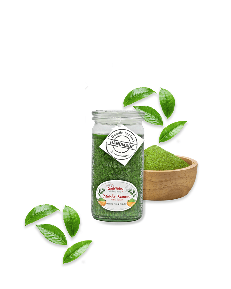 Matcha Moment Mini Jumbo hochwertige Duftkerze im Glas